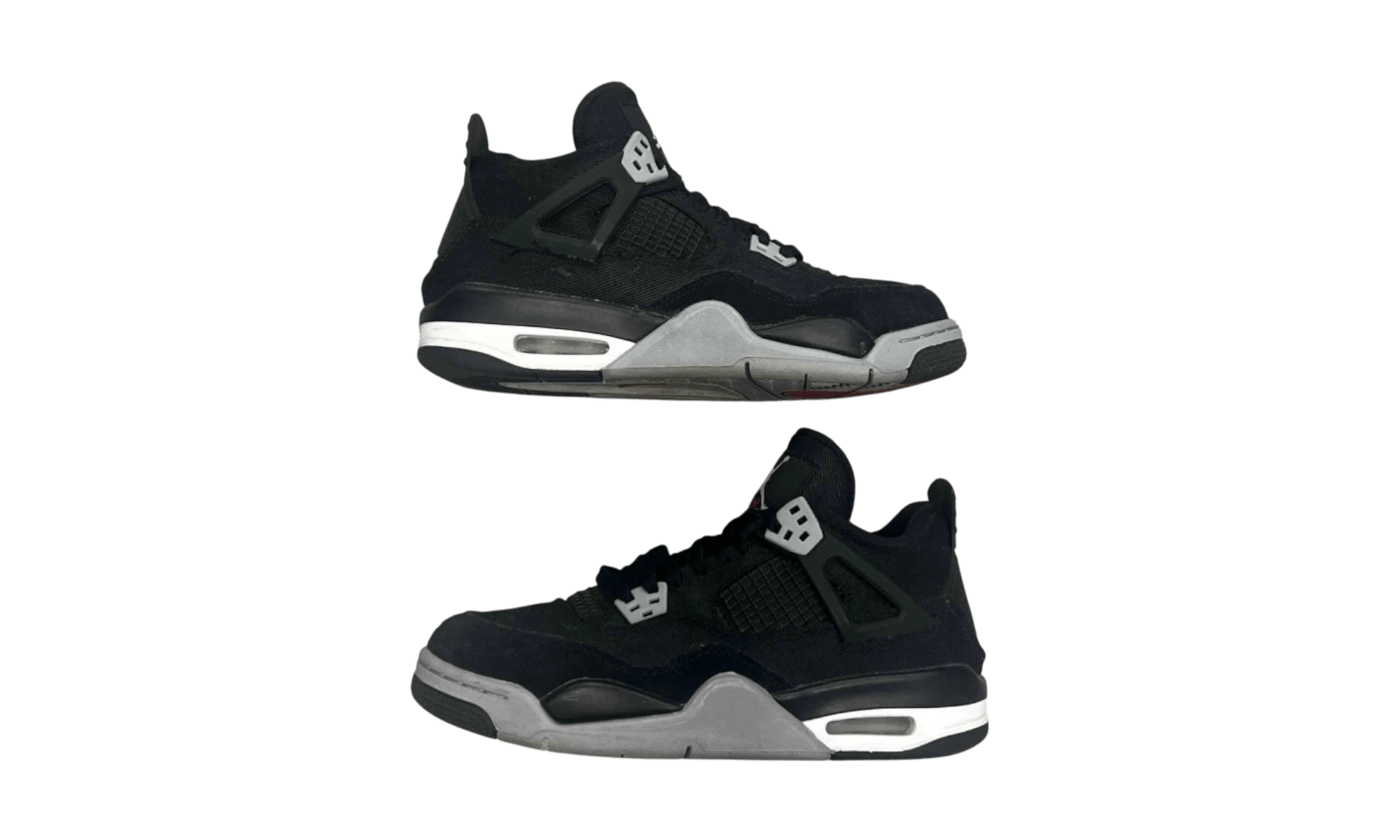 Jordan 4 Retro Black Canvas (GS) (PreOwned)
