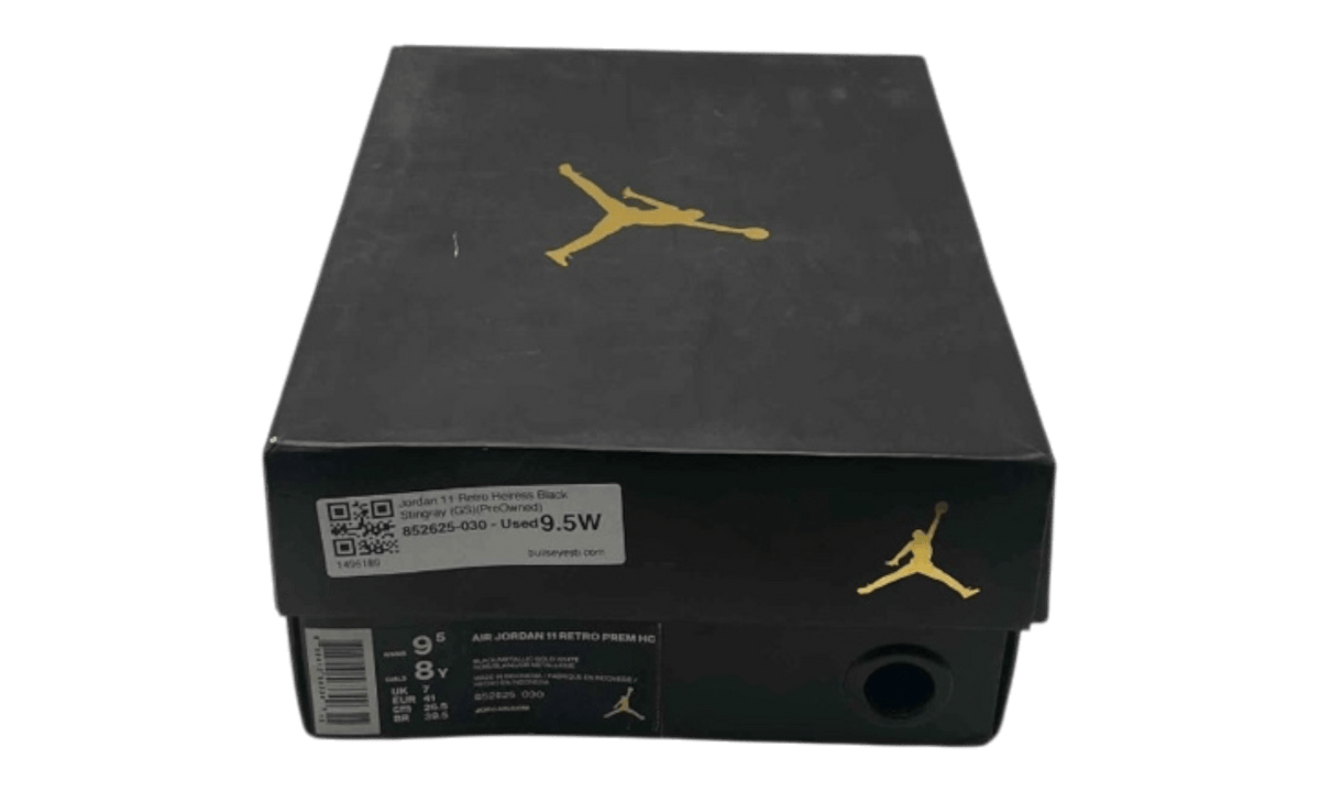 Jordan 11 Retro Heiress Black Stingray (GS)(PreOwned)