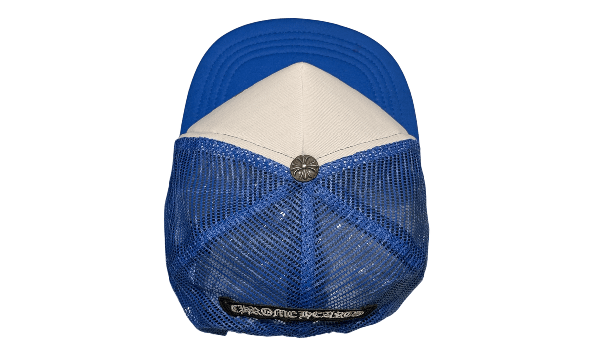 Chrome Hearts Multicolor Cross Blue/White Trucker Hat (PreOwned)