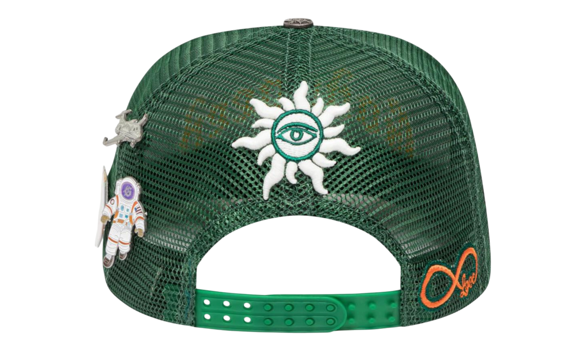 Godspeed Forever Trucker Hat Green/Yellow
