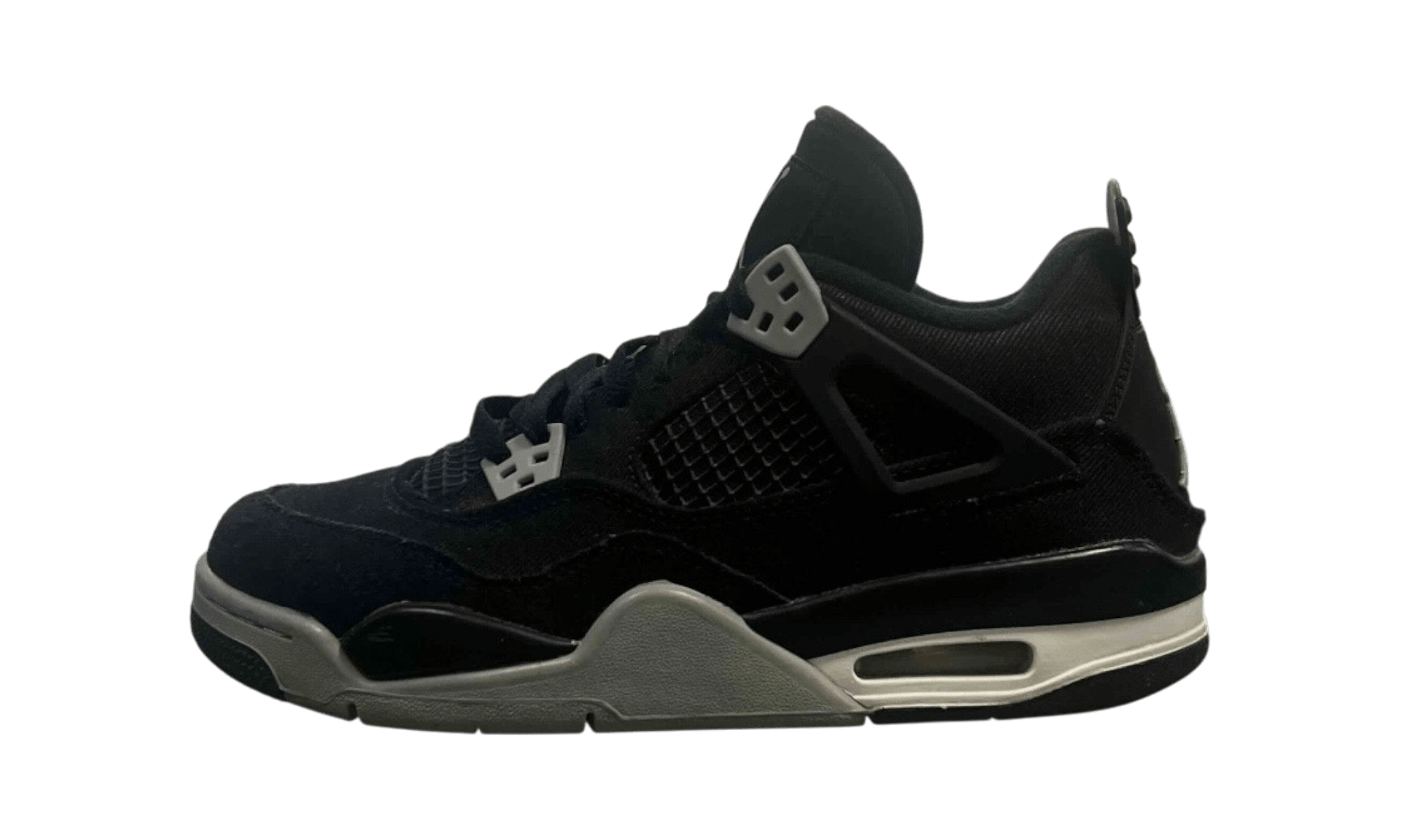 Jordan 4 Retro Black Canvas (GS) (PreOwned)