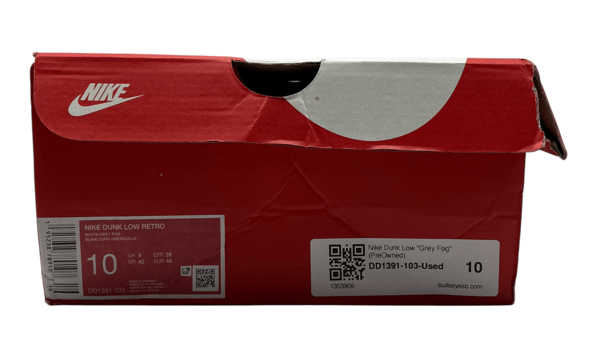 Nike Dunk Low "Grey Fog" (PreOwned)