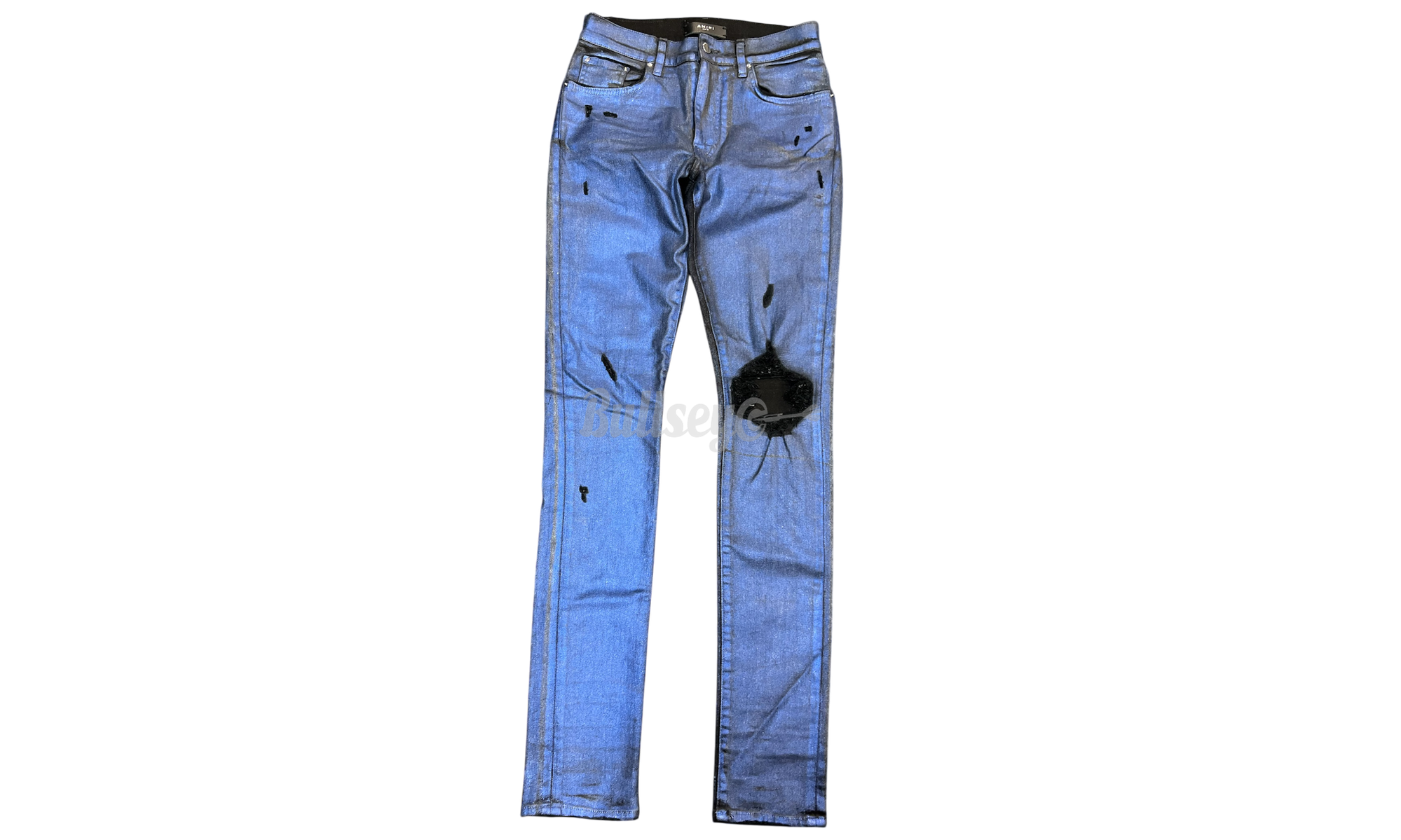 Amiri Broken Glitter Coated Blue Jeans (PreOwned)