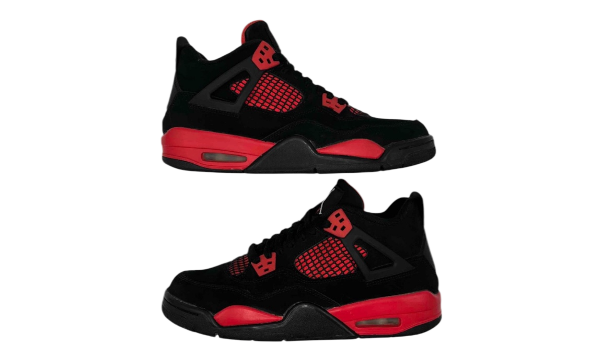 Air Jordan 4 Retro "Red Thunder" GS (PreOwned) (No Box)