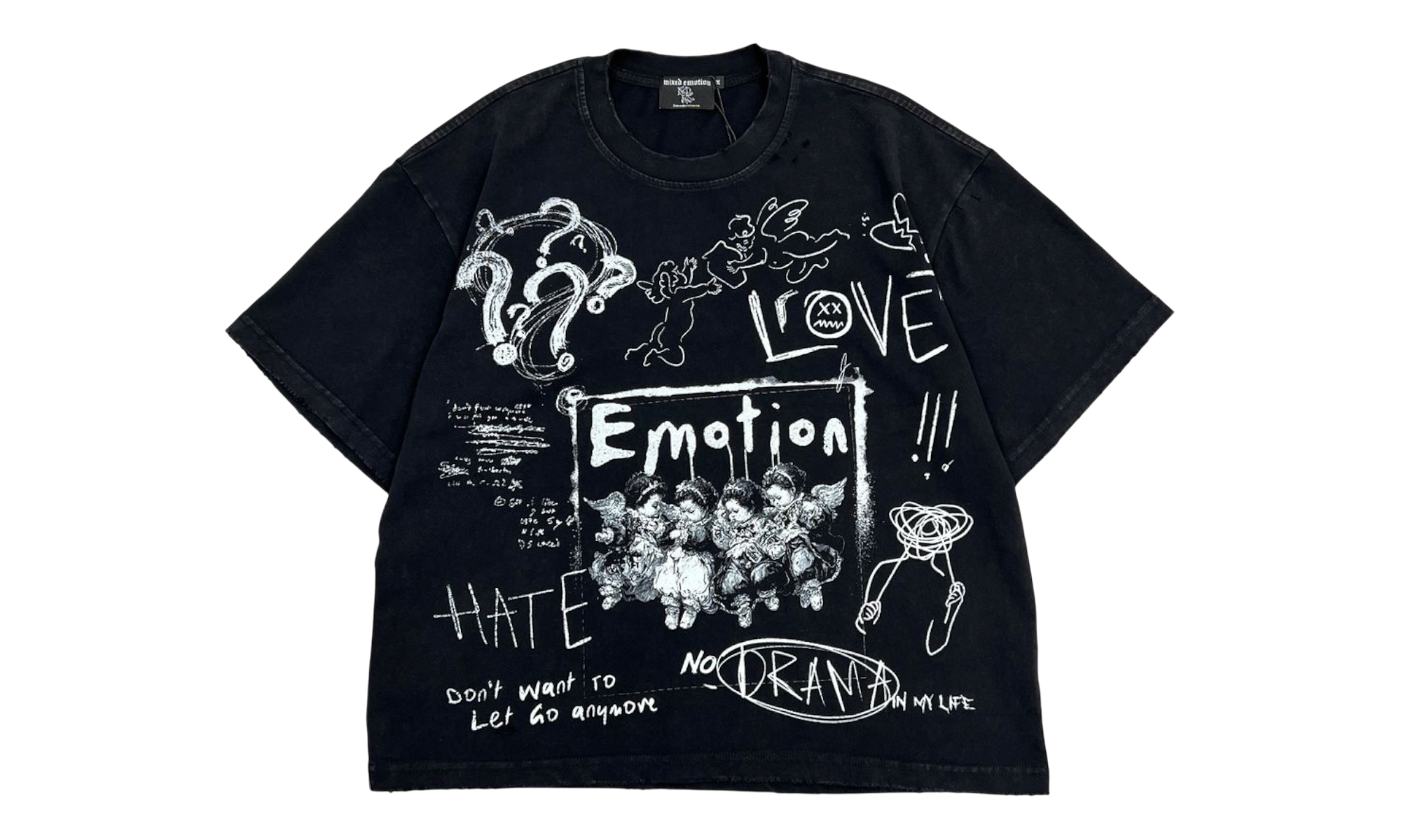 Mixed Emotions Black Chaos T-Shirt