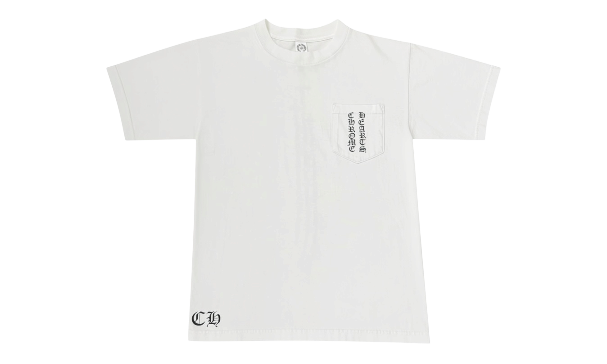 Chrome Heart Letter Dagger White T-Shirt
