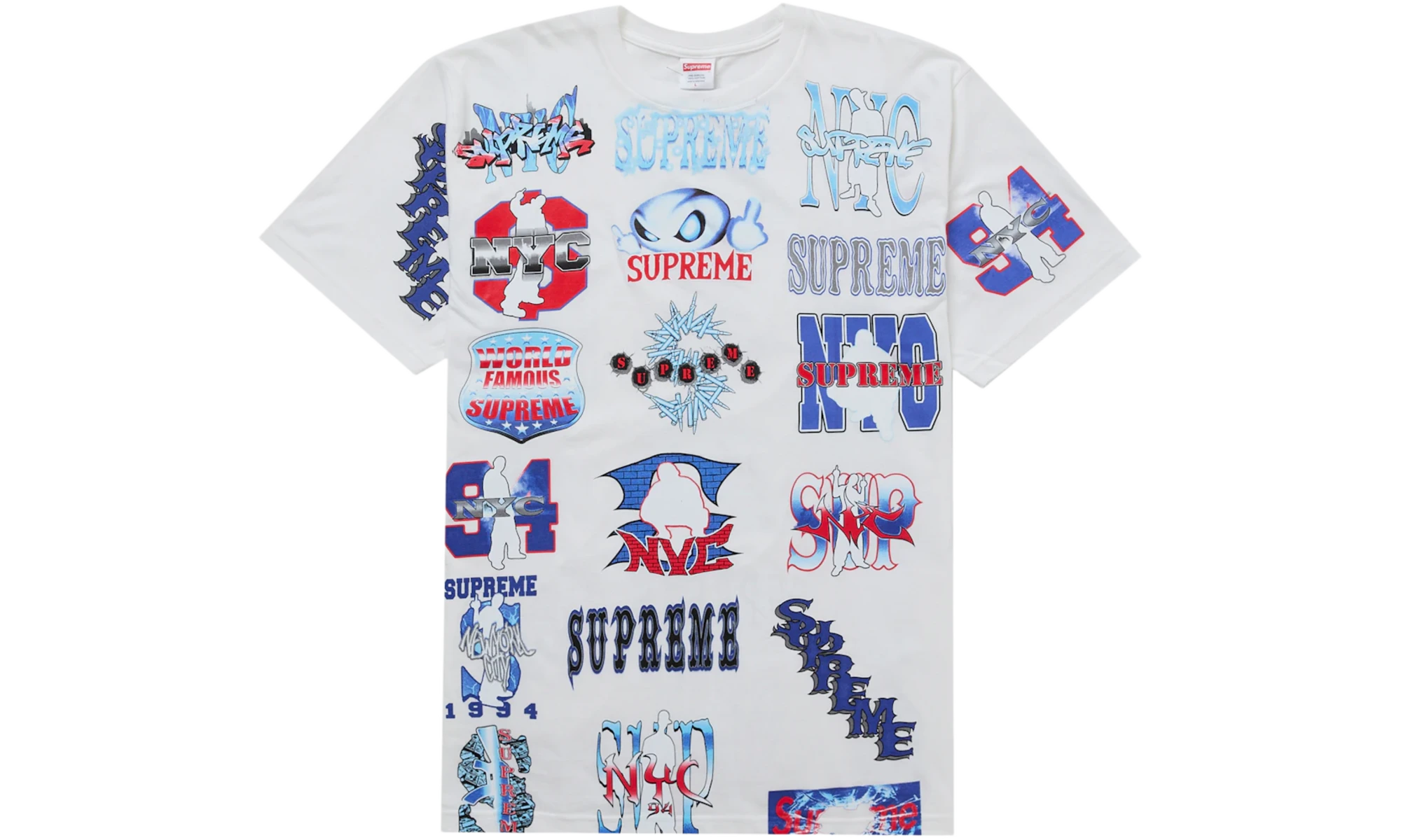 Supreme Flash Tee White
