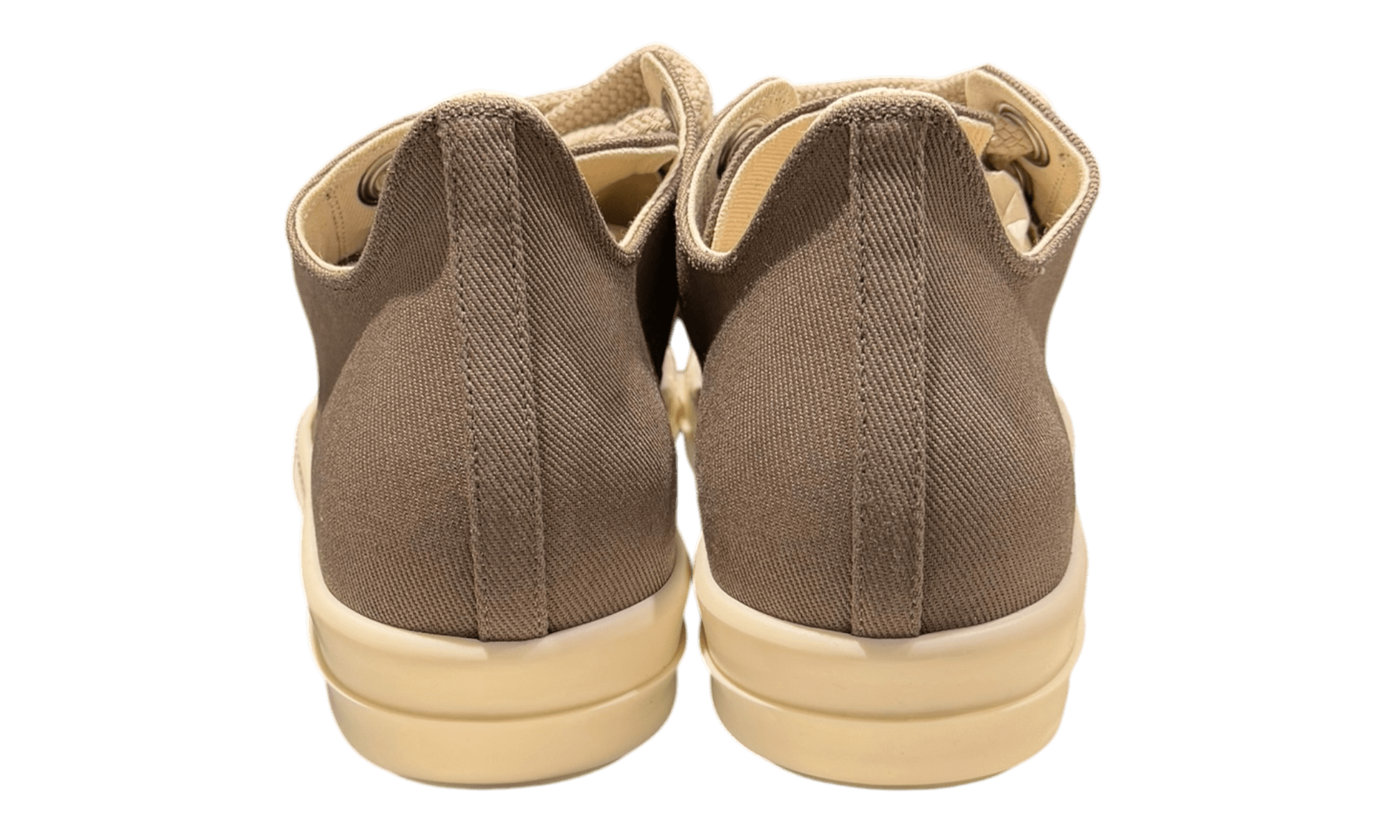 Rick Owens DRKSHDW Jumbolace Low Dust/Milk Sneakers