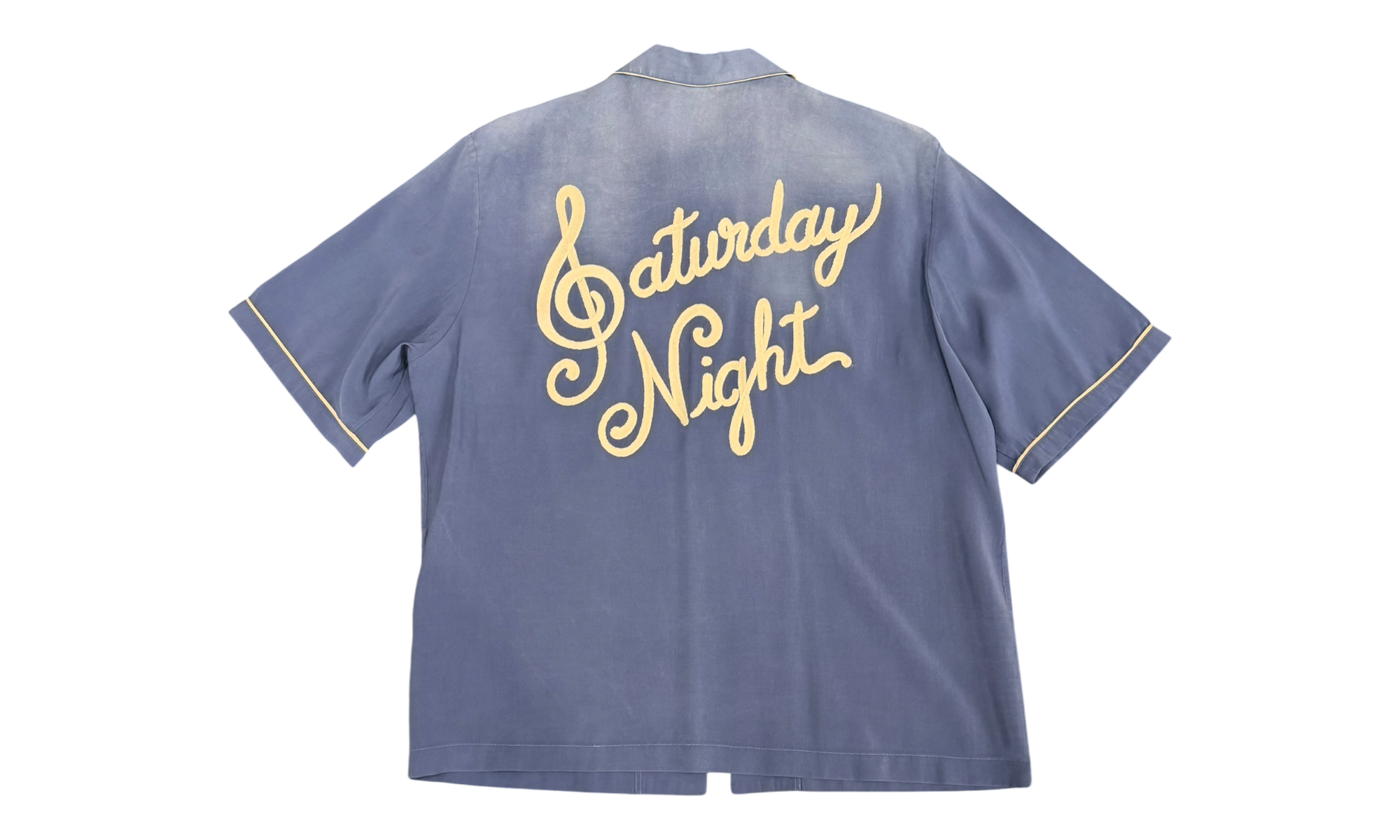 Amiri Saturday Night Camp Collar Bowling Shirt ( Preowned )