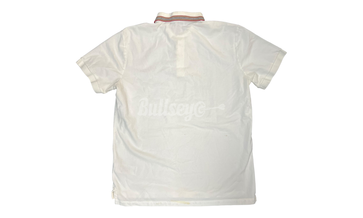 Burberry Logo Collar White Polo T-Shirt (PreOwned)