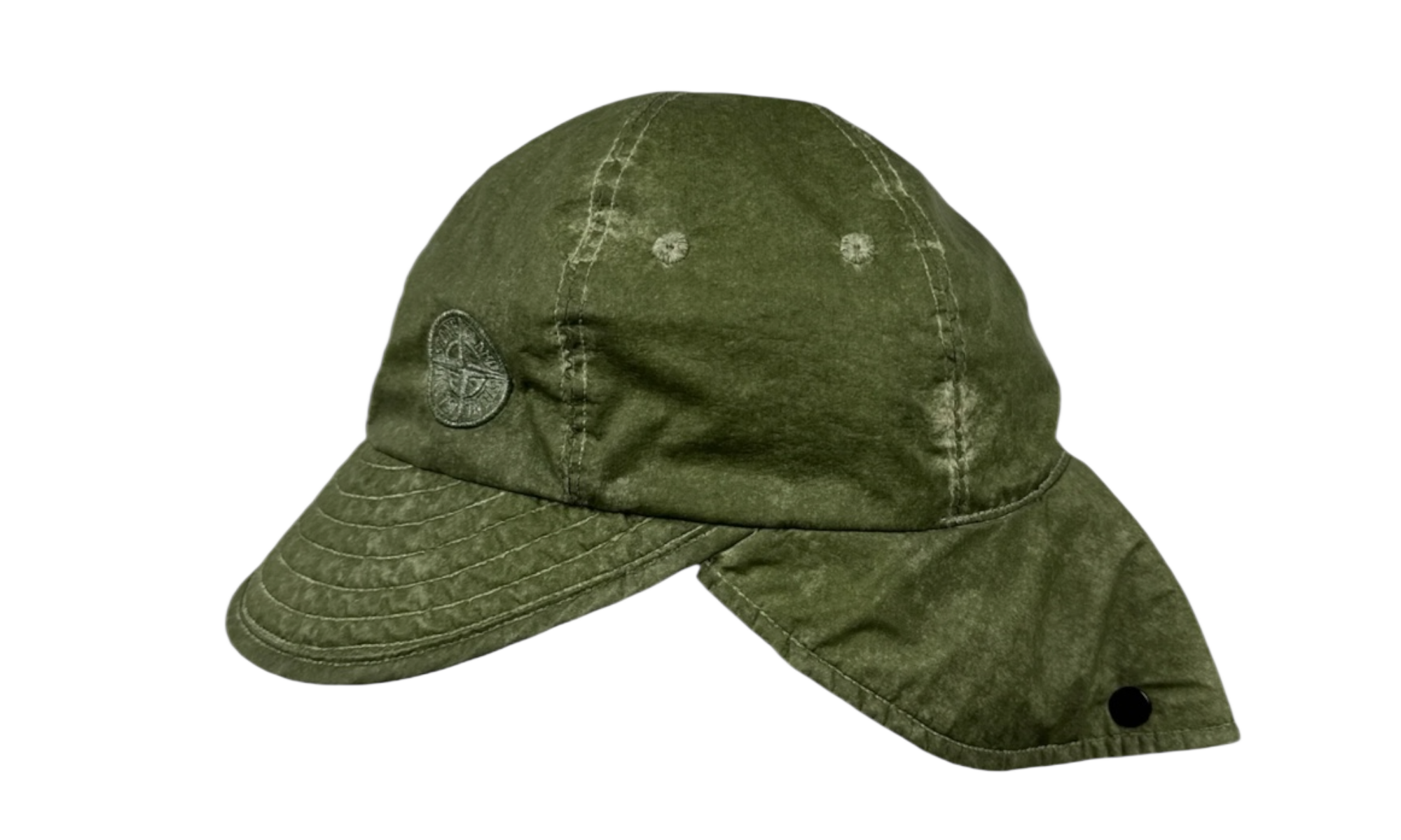 Stone Island Membrane 3L Dust Green Sniper Cap