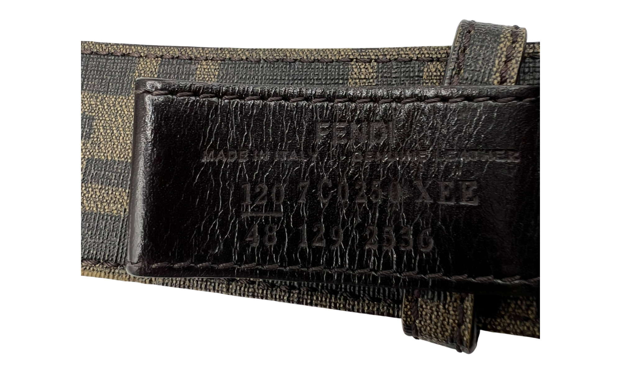 Fendi Zucca FF Logo Belt (PreOwned)
