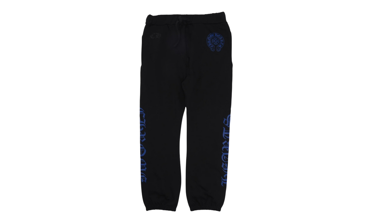 Chrome Hearts Blue Horseshoe Logo Sweatpants