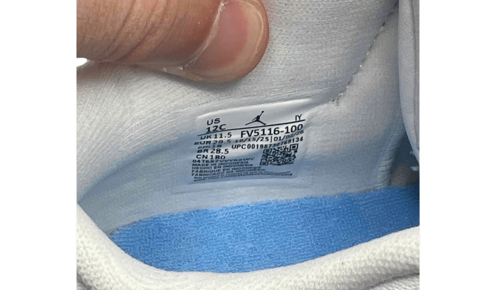 Jordan 11 Retro Low University Blue (2026) (PS) (PreOwned)