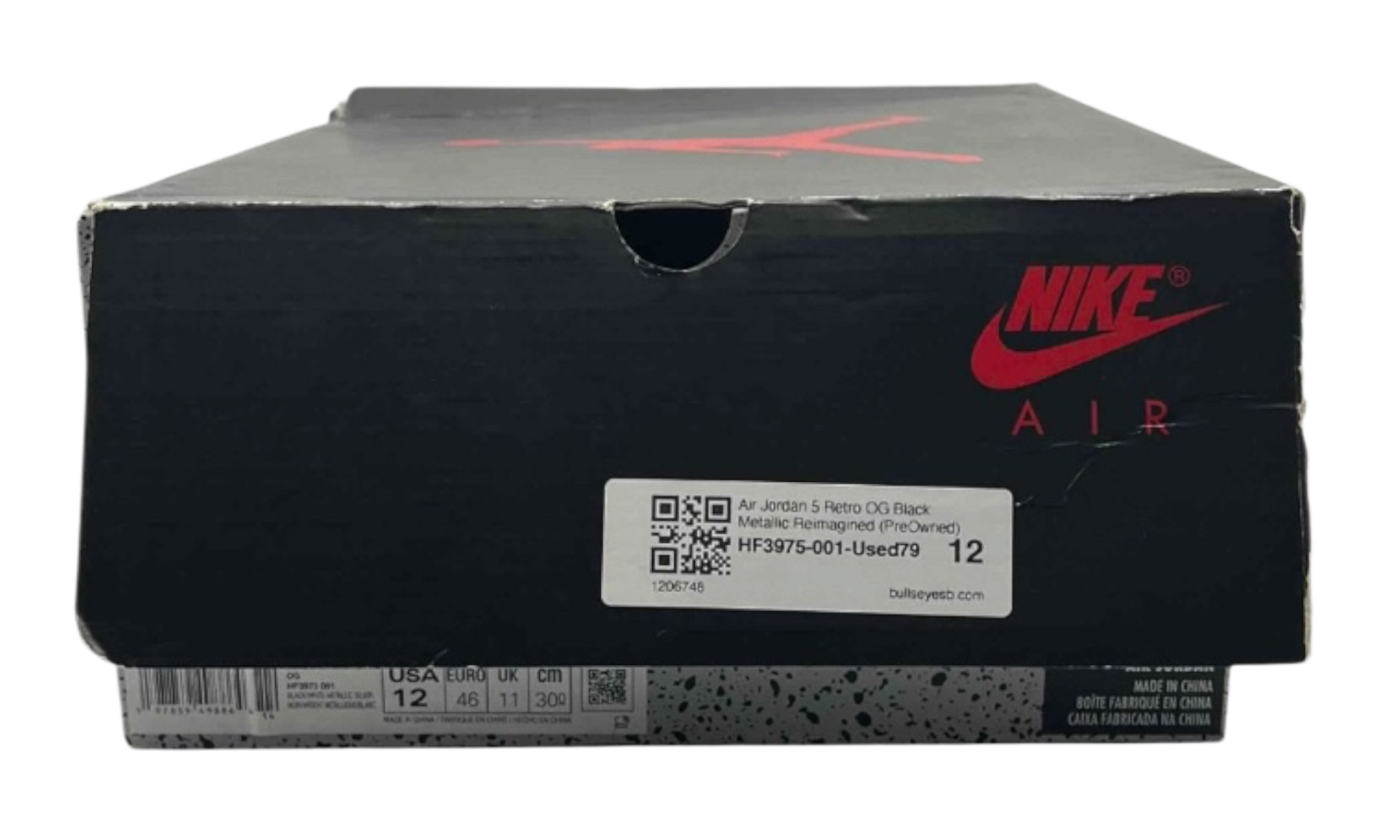 Air Jordan 5 Retro OG Black Metallic Reimagined (PreOwned)