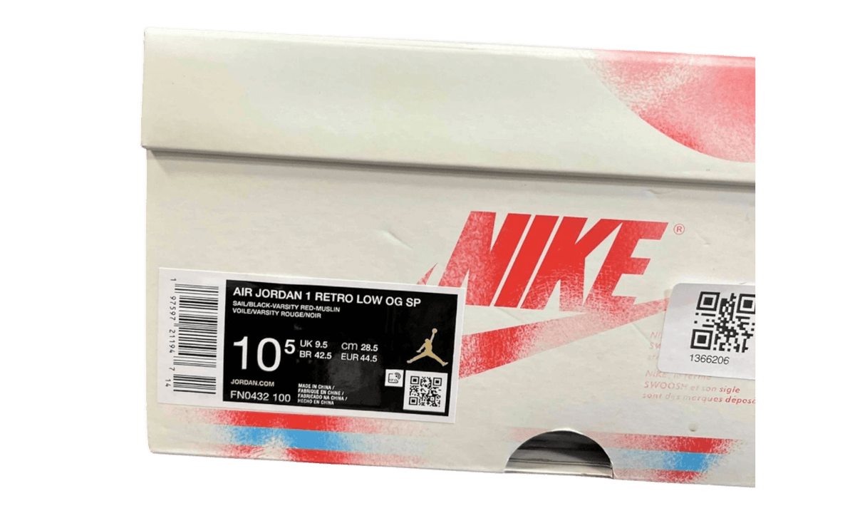 Air Jordan 1 Retro Low OG "Trophy Room Rookie Card Away" (PreOwned)