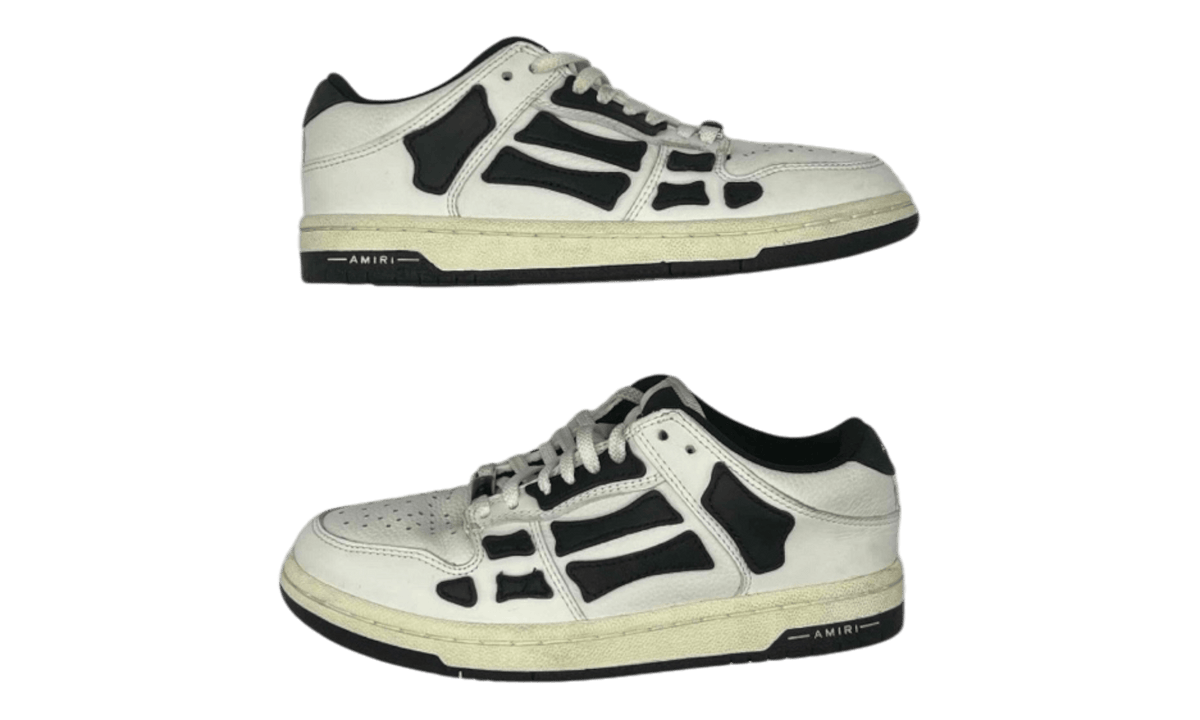 AMIRI Skel Top Low White Black White (PreOwned)