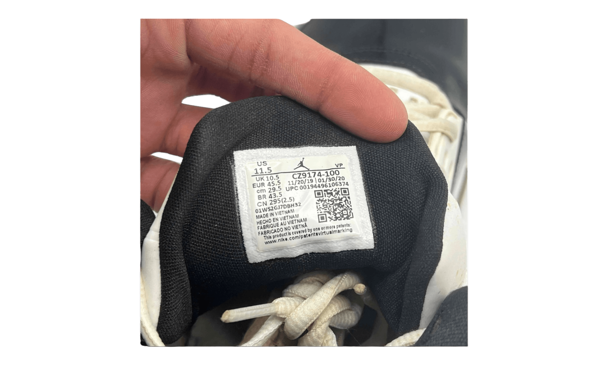 Jordan Maxin 200 White Ice (PreOwned)