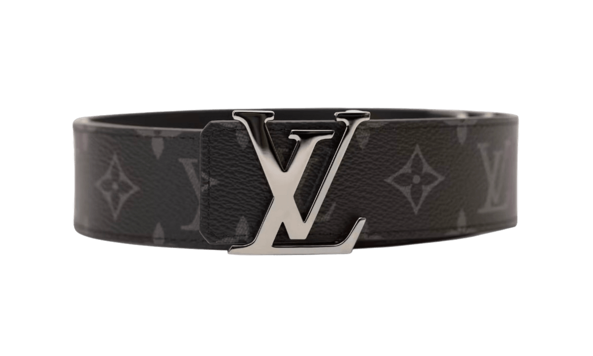 Louis Vuitton Monogram Eclipse Black/Gray LV Initiales Belt