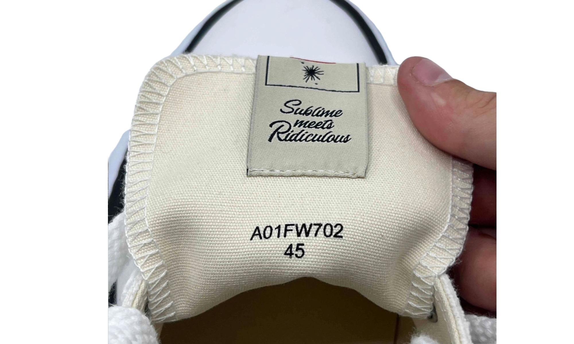 Maison Mihara Yasuhiro Peterson Low Canvas White (PreOwned)