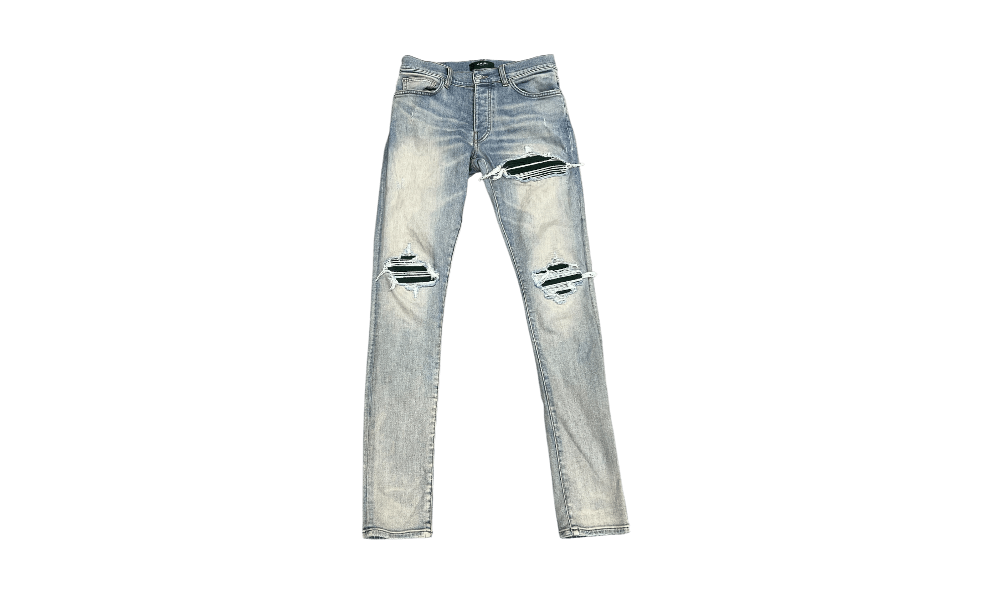 Amiri MX1 Green Suede Blue Jean (PreOwned)