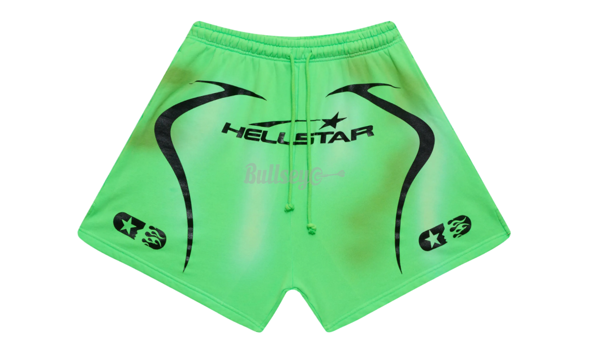 Hellstar Neon Green Warm Up Shorts