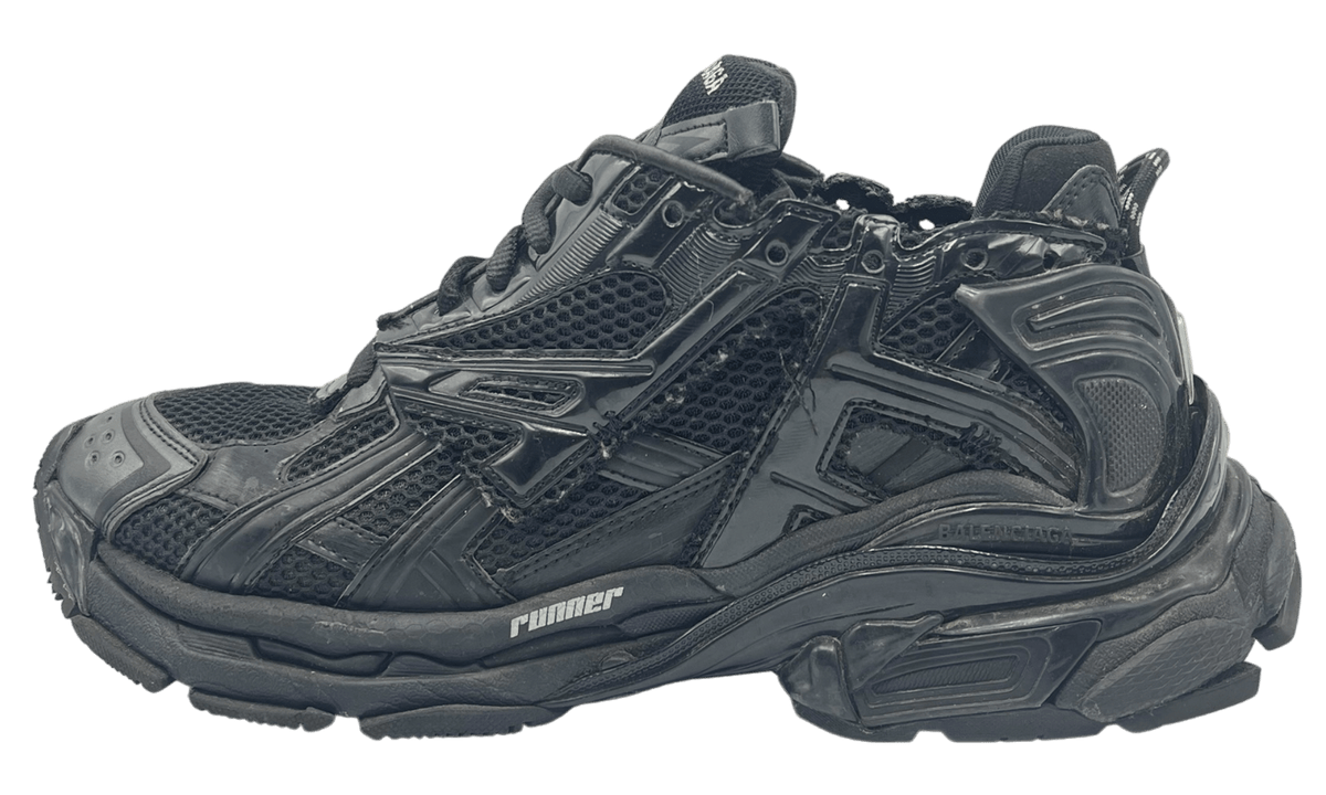Balenciaga Runner Sneaker Triple Black (PreOwned) (No Box)