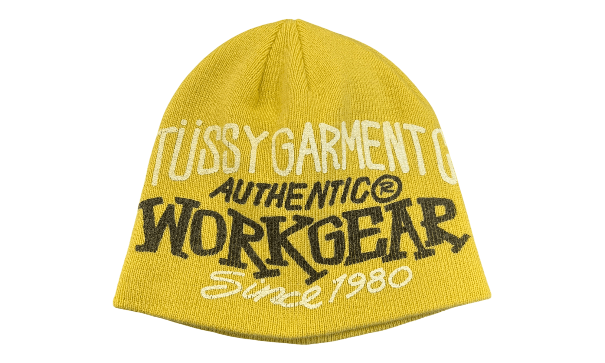 Stussy Workgear Print Mustard Skullcap (PreOwned)