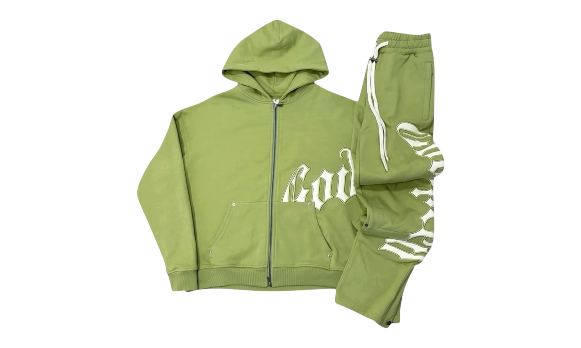 Godspeed OG Logo v2 Guacamole Sweatsuit (PreOwned)