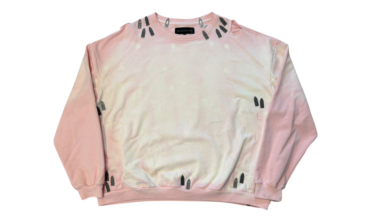 Who Decides War Hardware Pink Crewneck (PreOwned)
