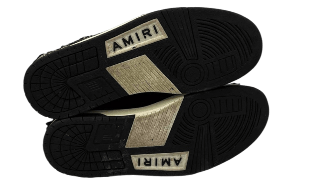 Amiri Skel Low Top Furry Sneaker (PreOwned)