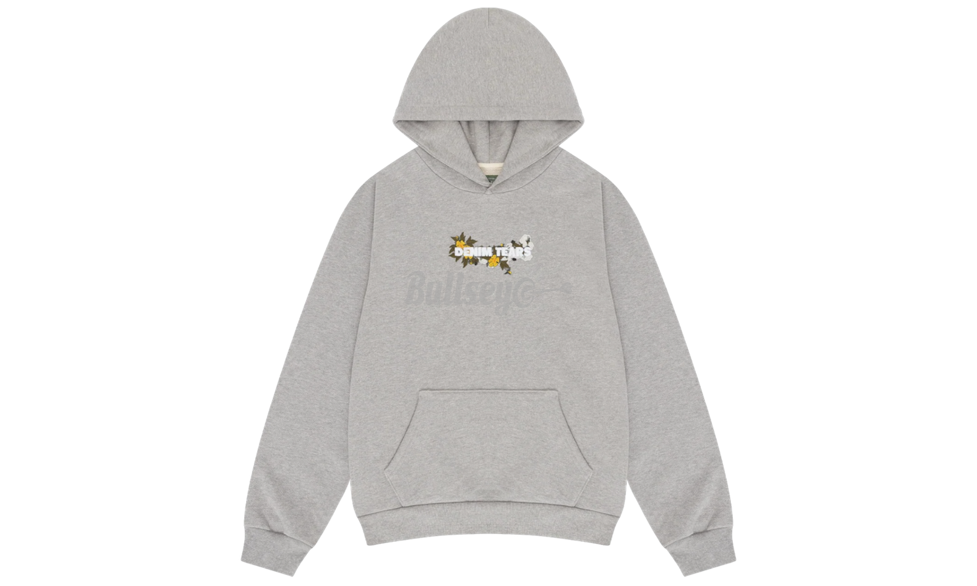 Denim Tears Embroidered Logo Grey Hoodie