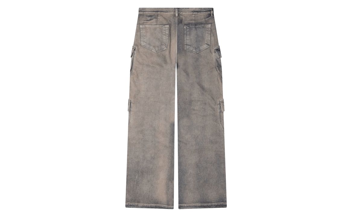 Rick Owens Drkshdw Mineral Pearl Denim Double Cargo Jeans