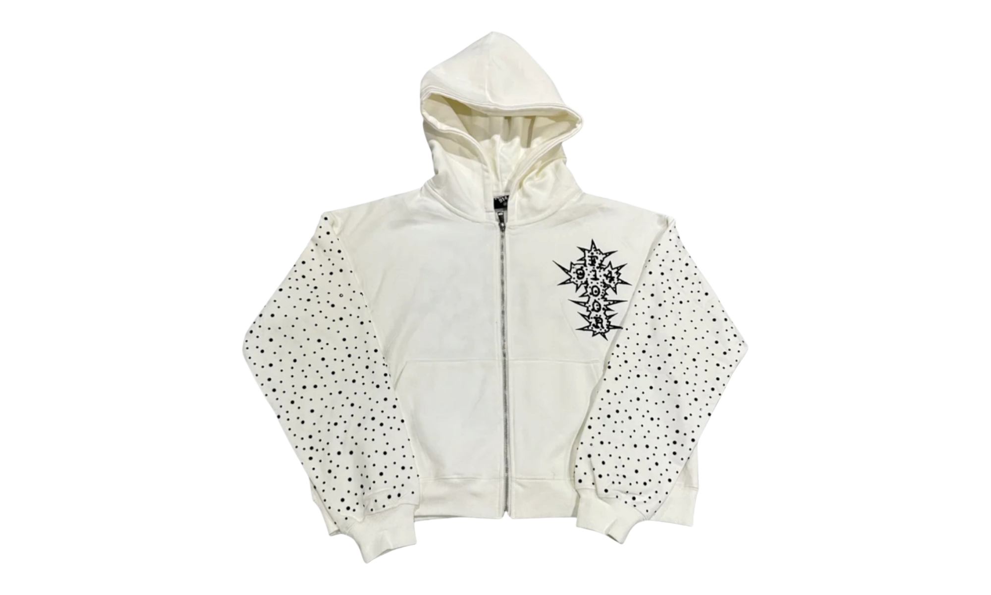 Floor 914 Chromatic White Zip Up Hoodie
