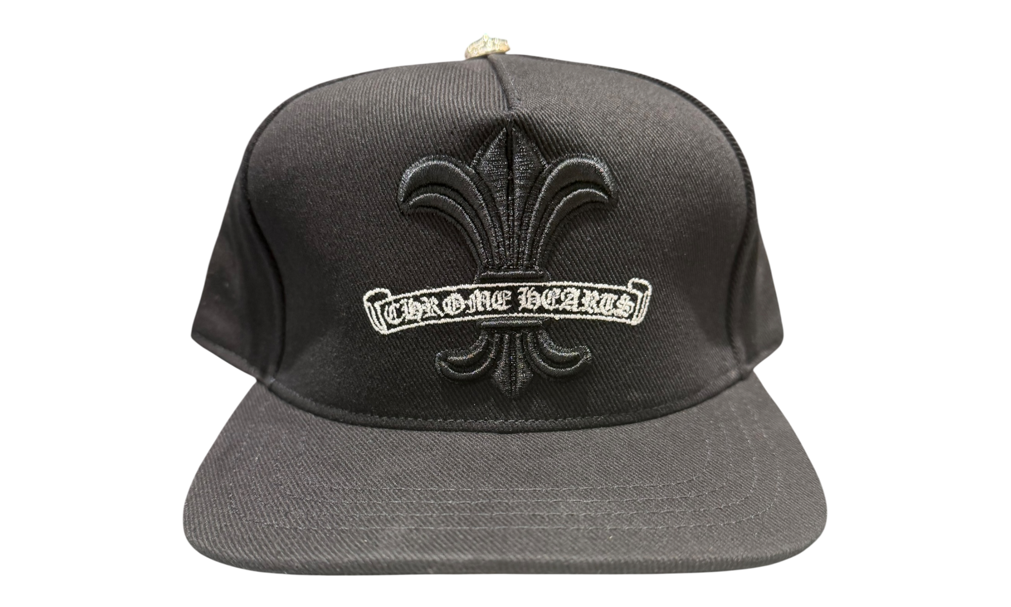 Chrome Hearts Fleur Snapback Trucket Hat Black