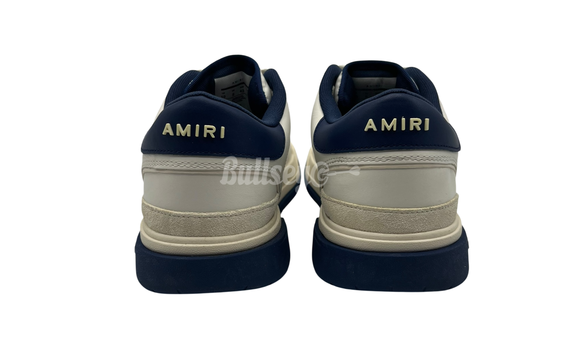 Amiri White & Navy Classic Low Sneaker (PreOwned) (One Replacement Insole) 