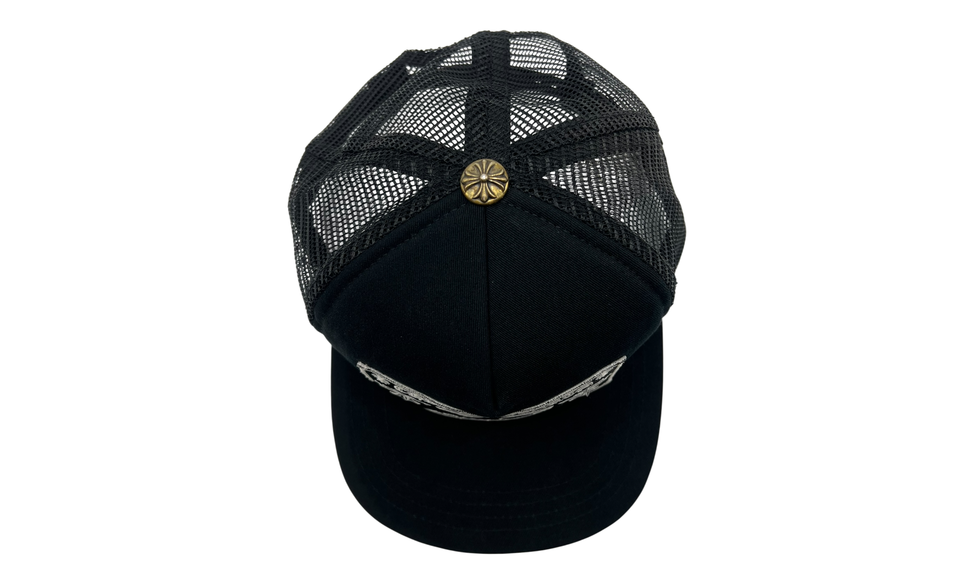 Chrome Hearts CH Hong Kong Trucker Hat Black (PreOwned)