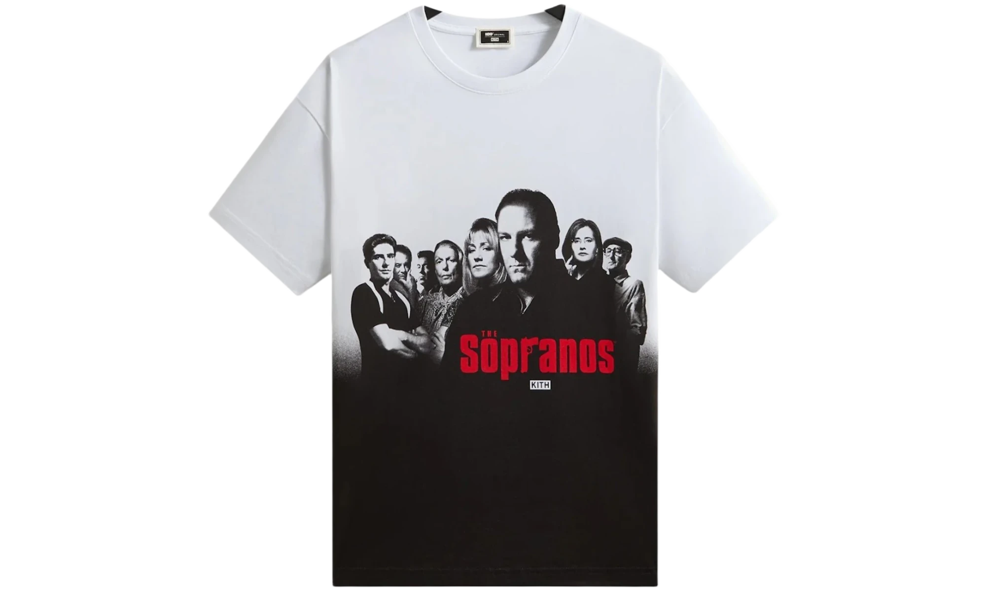 Kith x The Sopranos Ombre Poster Vintage Tee White