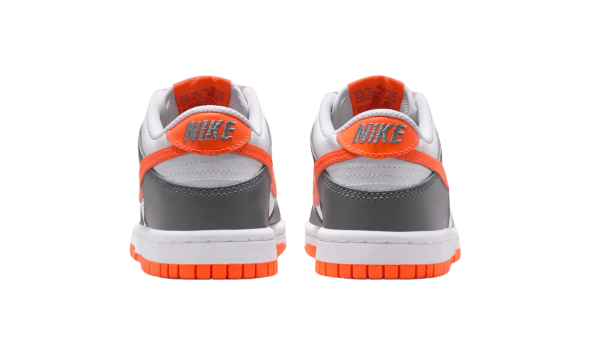 Nike Dunk Low White/Smoke Grey/Total Orange GS