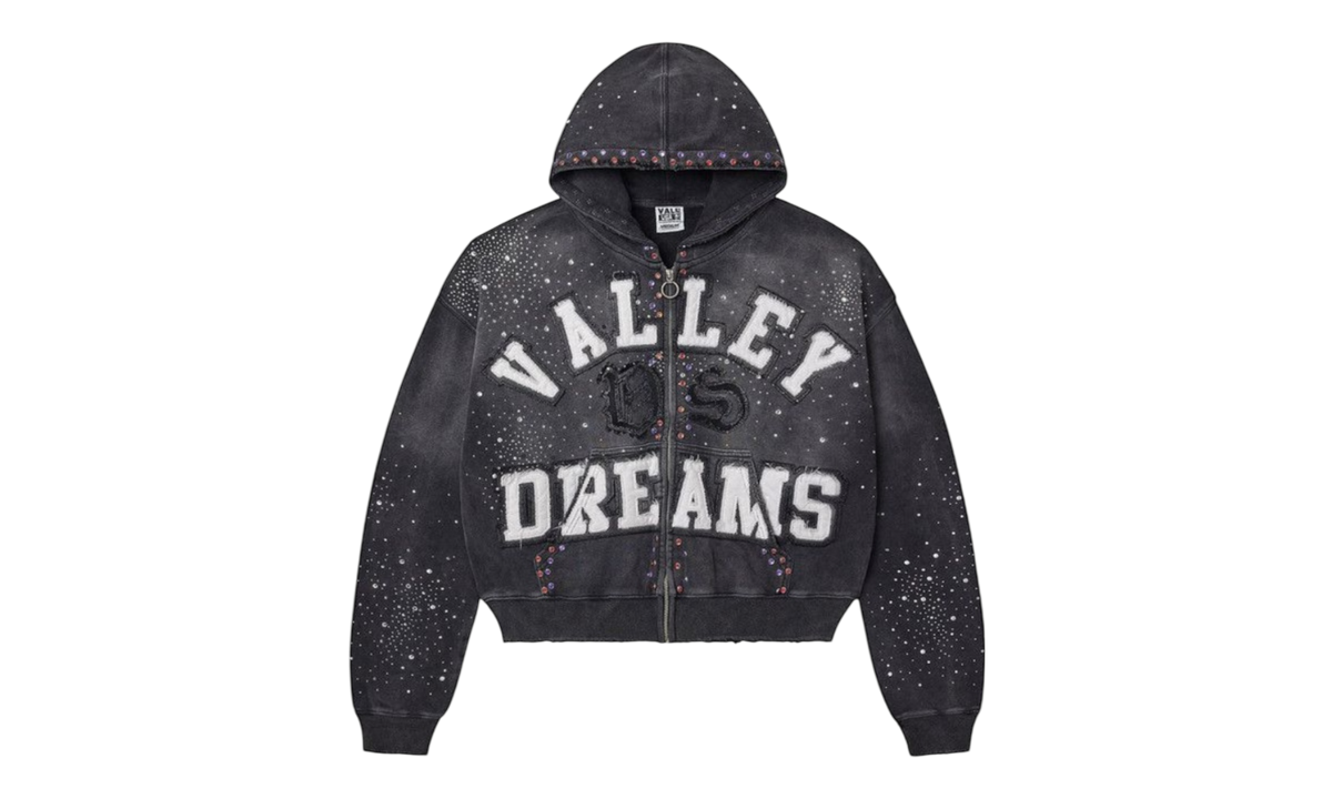 Vale Forever Classico Zip Up Hoodie Black