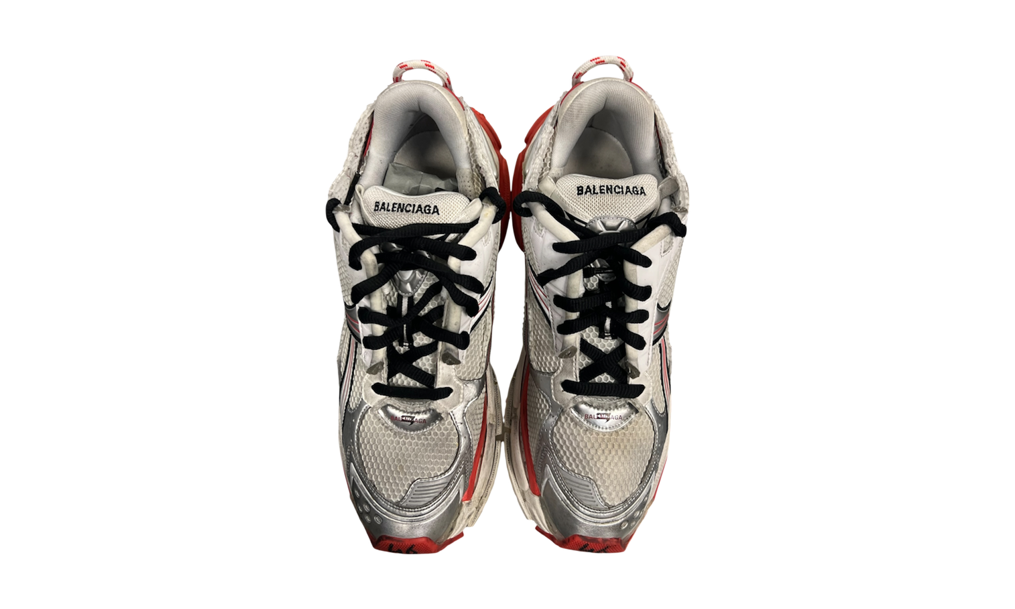 Balenciaga Runner White Red Black (PreOwned)