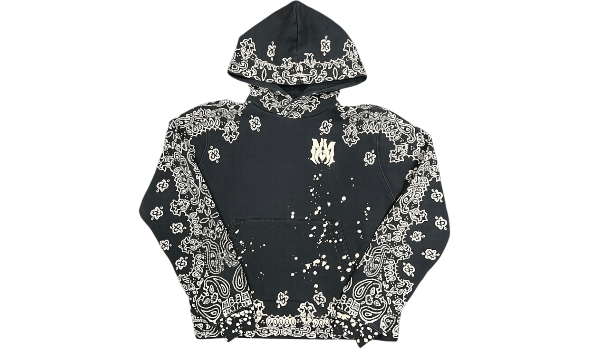 Amiri Black Bandana Hoodie (PreOwned)