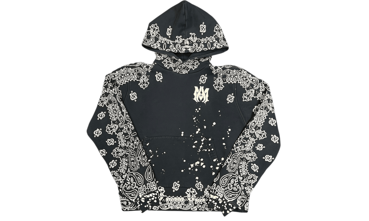 Amiri Black Bandana Hoodie (PreOwned)