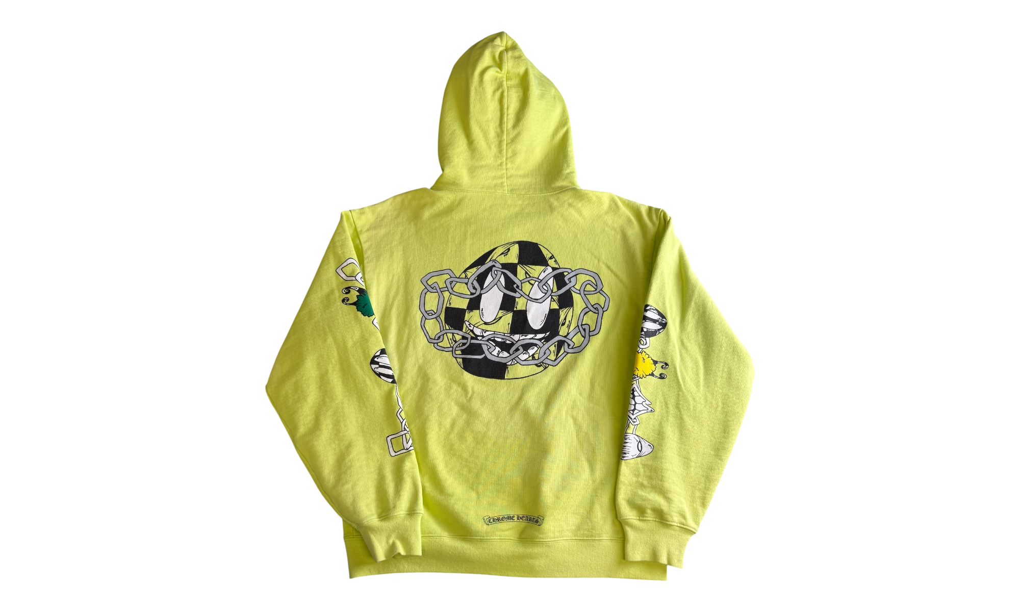 Chrome Hearts Matty Boy "Link" Lime Green Hoodie