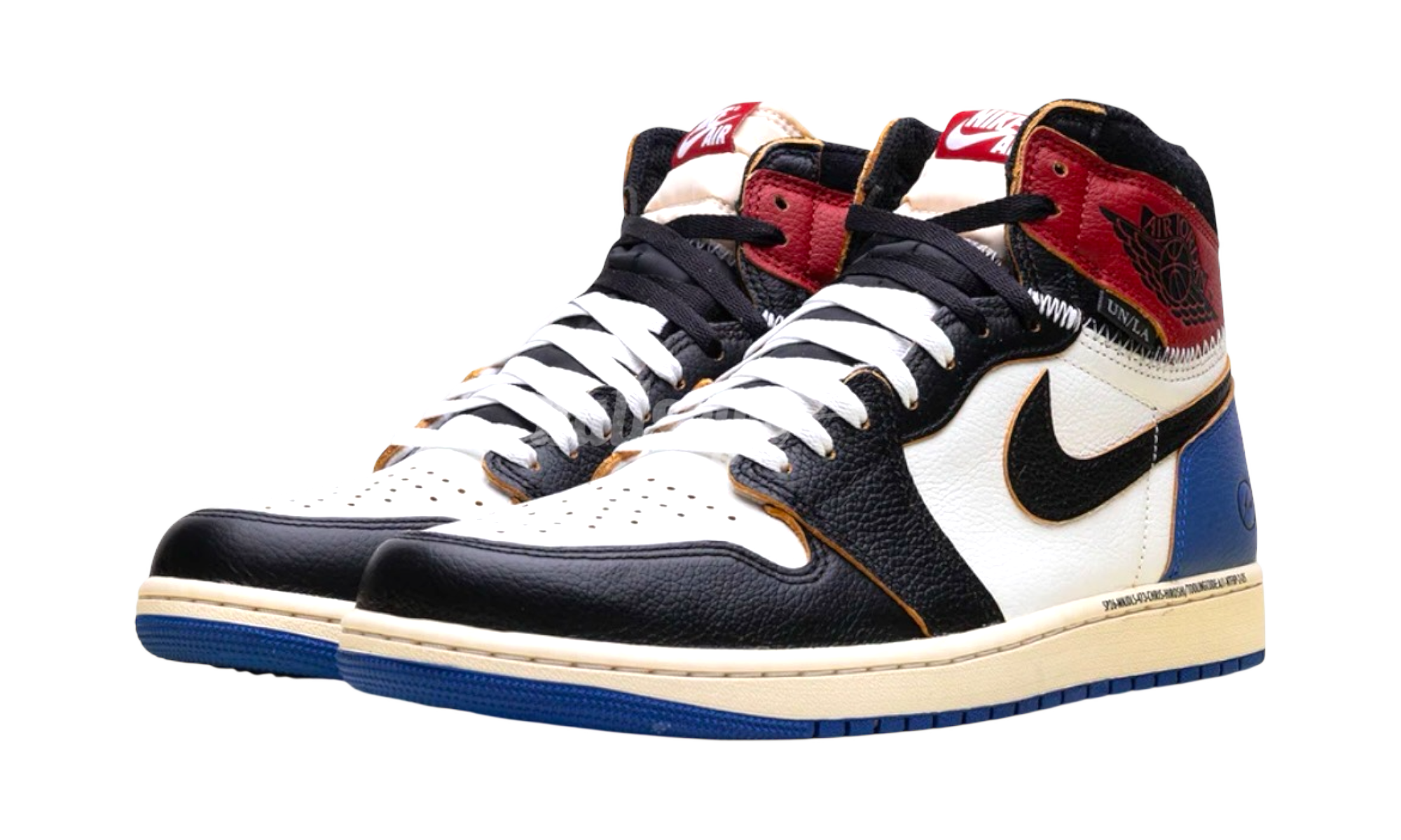 Jordan 1 Retro High OG SP Fragment x Union LA Varsity Red Sport Royal