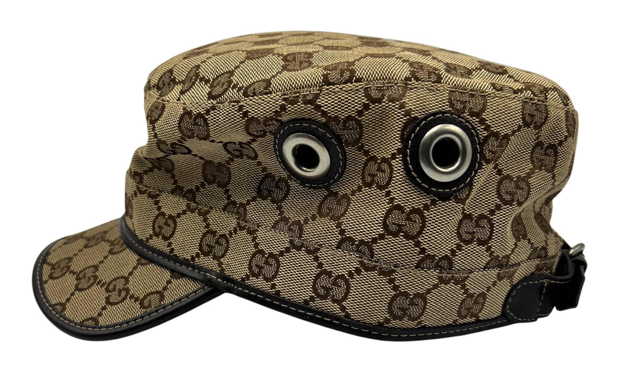 Gucci Monogram Military Cap (PreOwned)