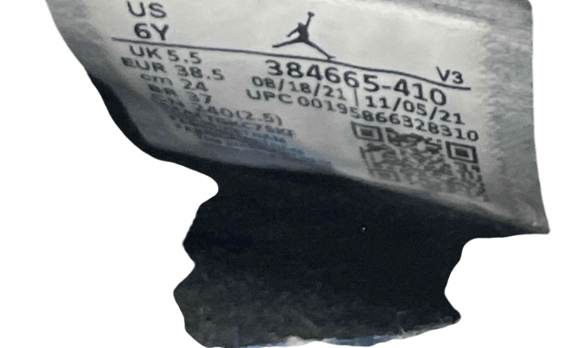 Jordan 6 Retro UNC White (GS) (PreOwned)