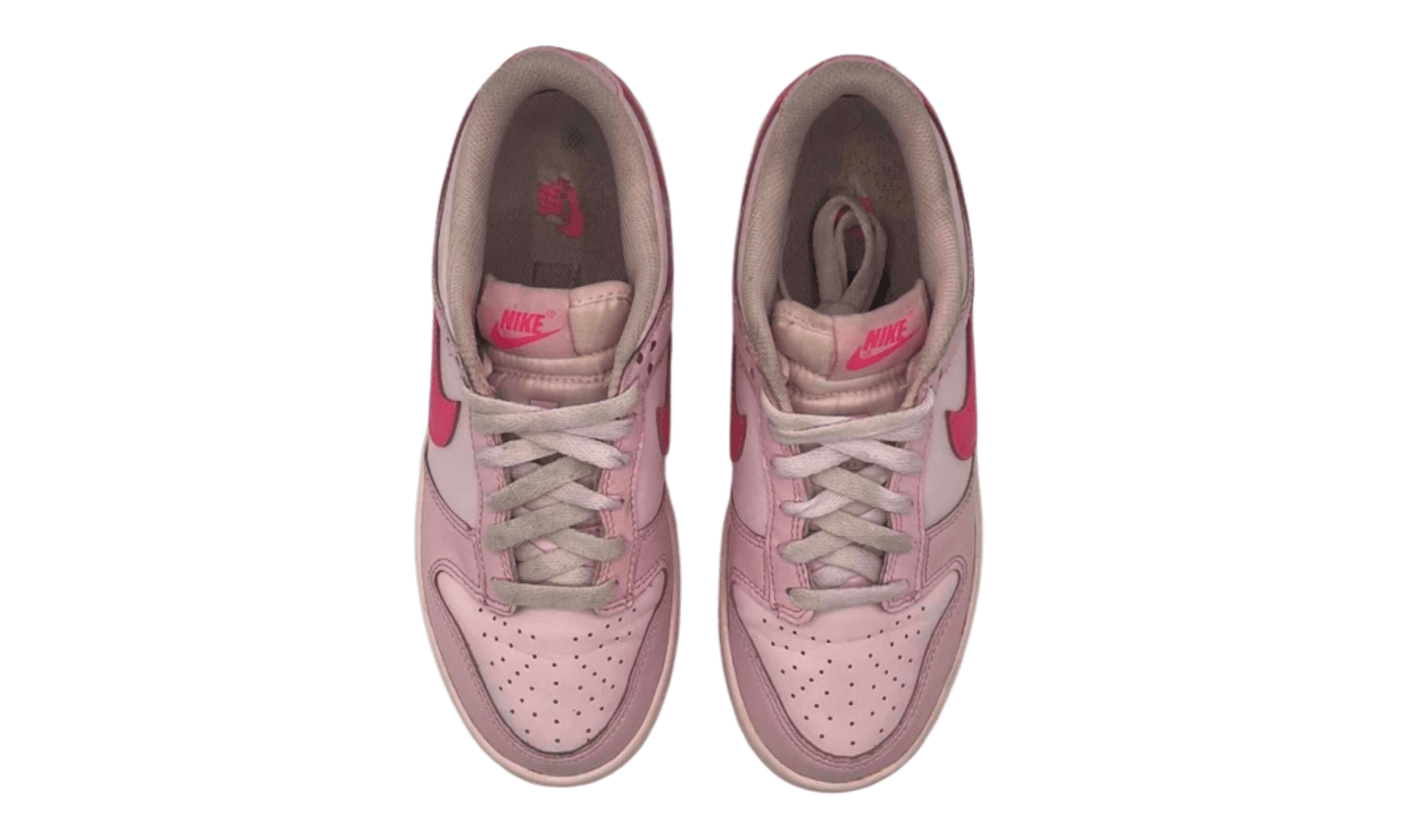 Nike Dunk Low Triple Pink (GS) (PreOwned) (No Box)