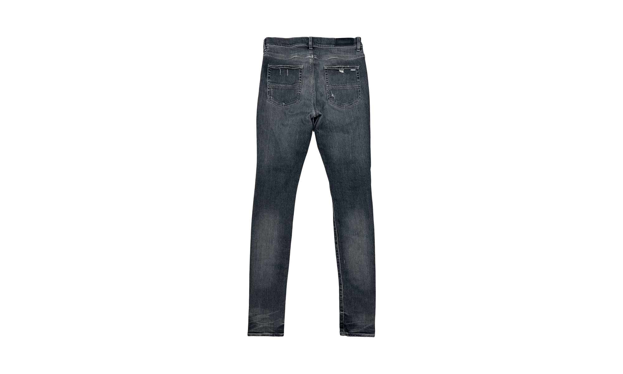 Amiri MX1 Leather Jean Grey (Preowned)