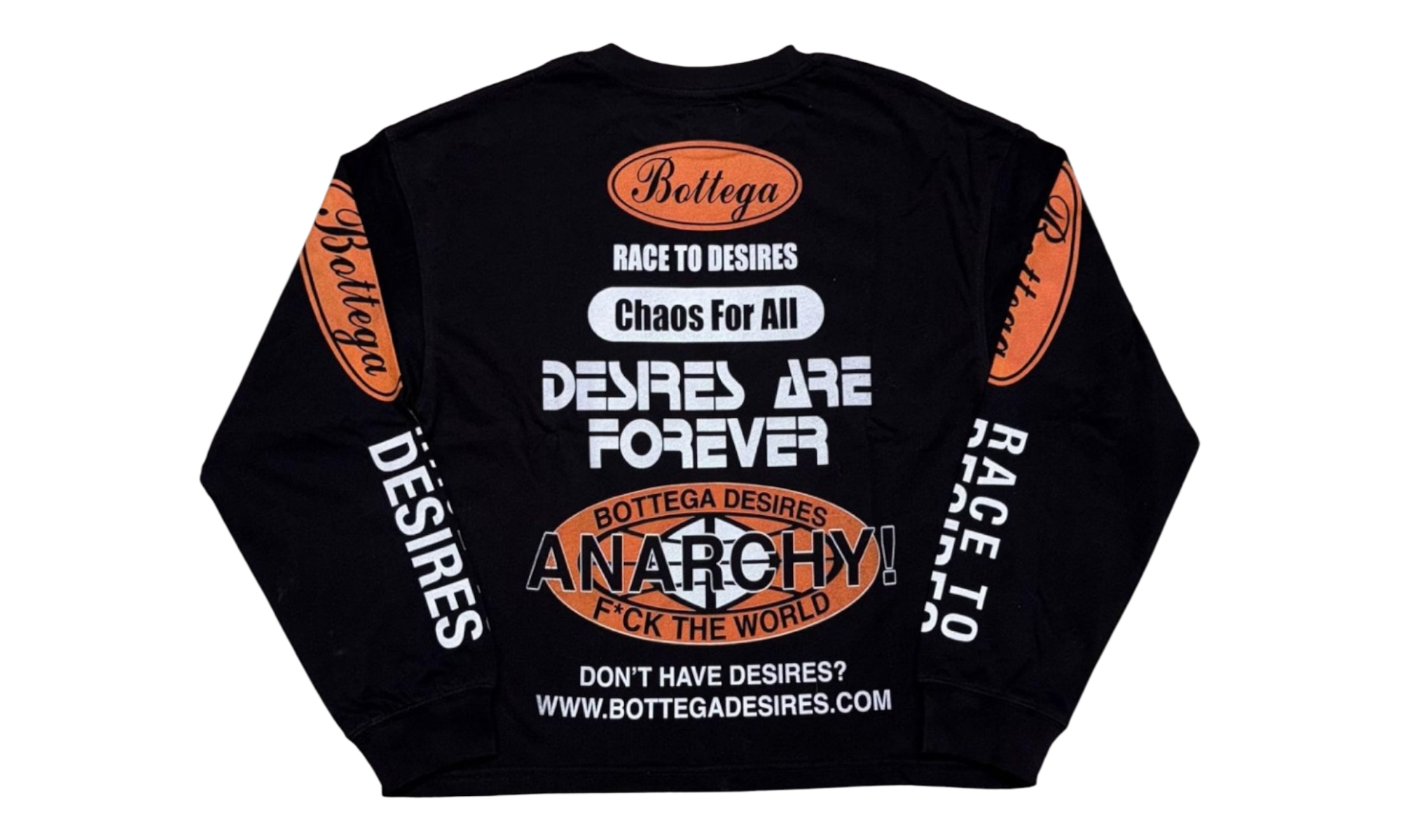 Bottega Desires Racing Black Longsleeve T-Shirt